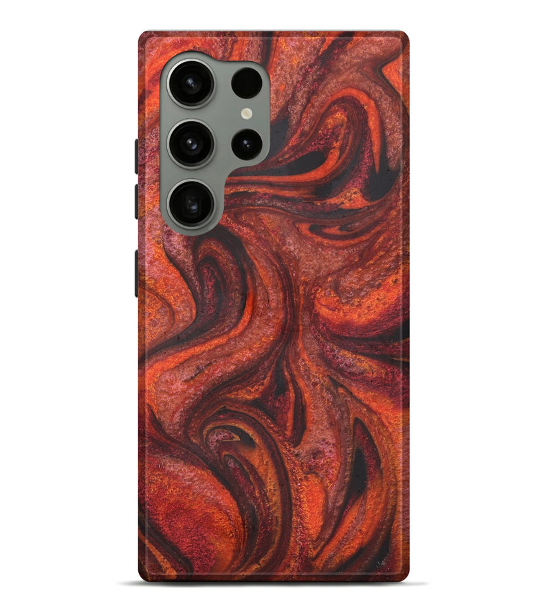 Galaxy S24 Ultra ResinArt Live Edge Phone Case - Ezekiel (Red, 731221)