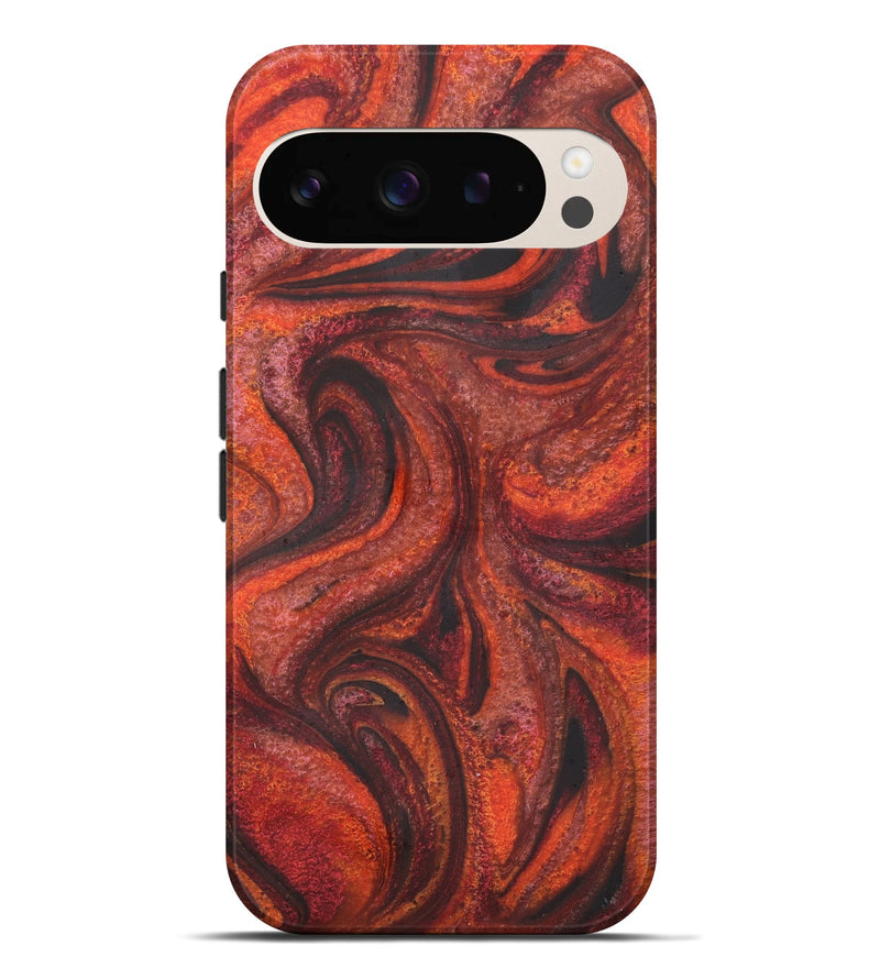 Pixel 9 Pro XL ResinArt Live Edge Phone Case - Ezekiel (Red, 731221)