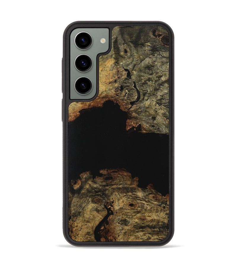 Galaxy S23 Plus Wood Phone Case - Murial (Pure Black, 731246)