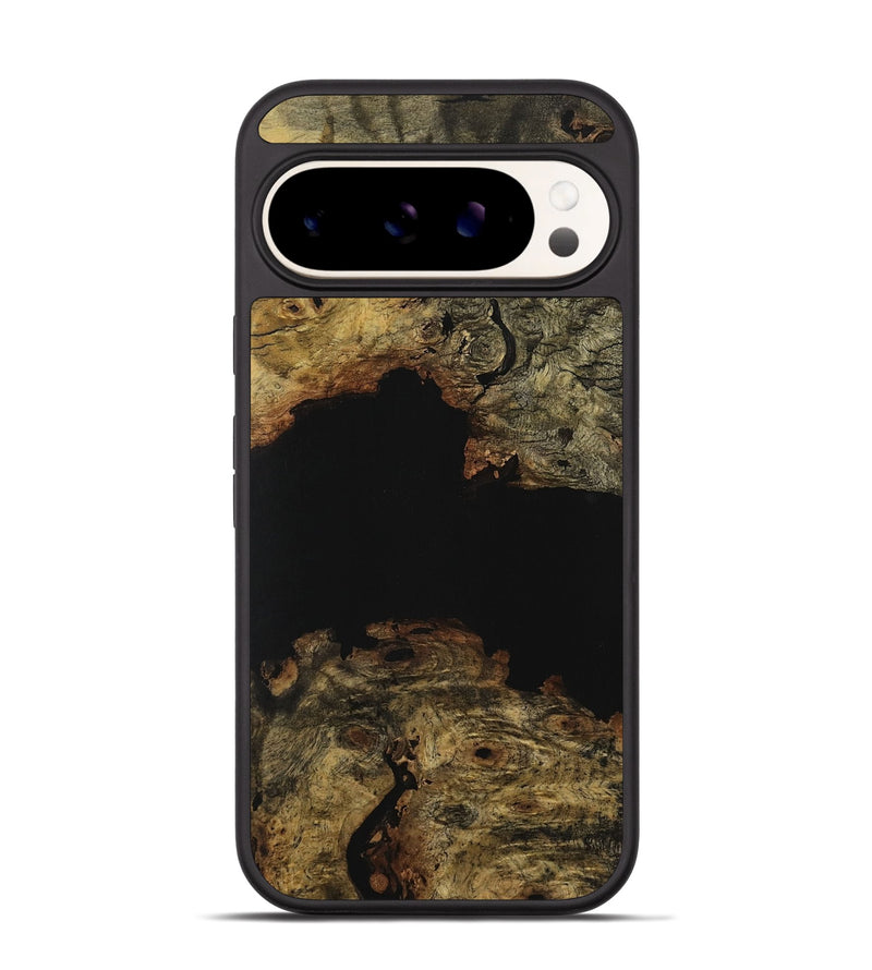 Pixel 9 Wood Phone Case - Murial (Pure Black, 731246)