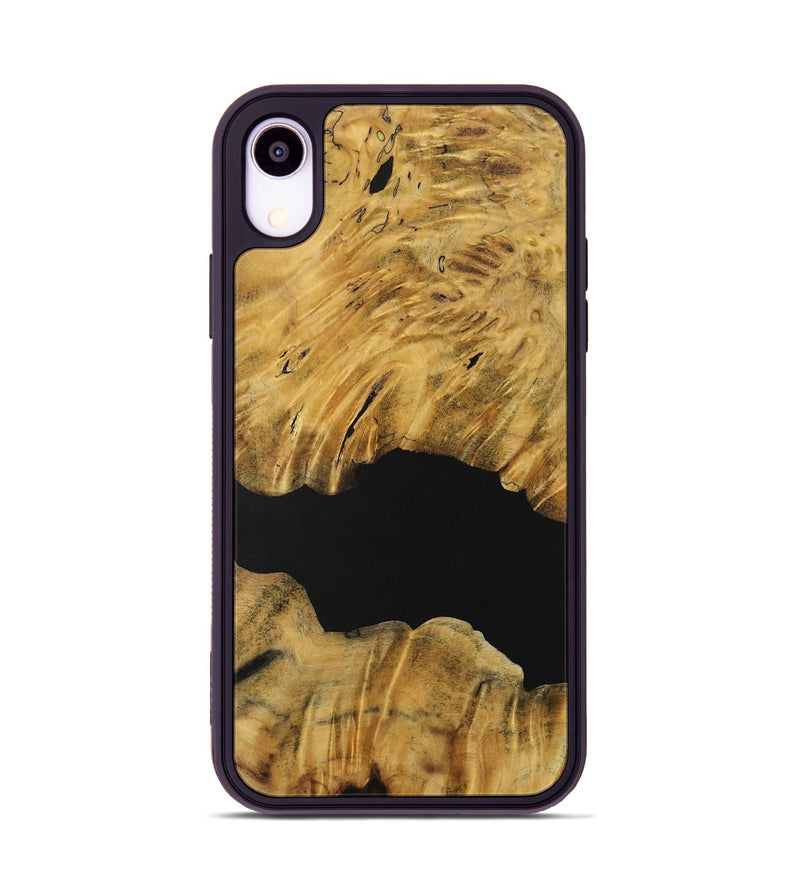 iPhone Xr Wood Phone Case - Lenna (Pure Black, 731250)