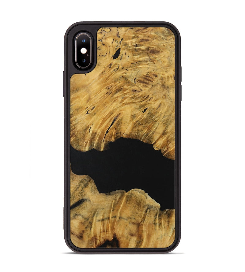 iPhone Xs Max Wood Phone Case - Lenna (Pure Black, 731250)