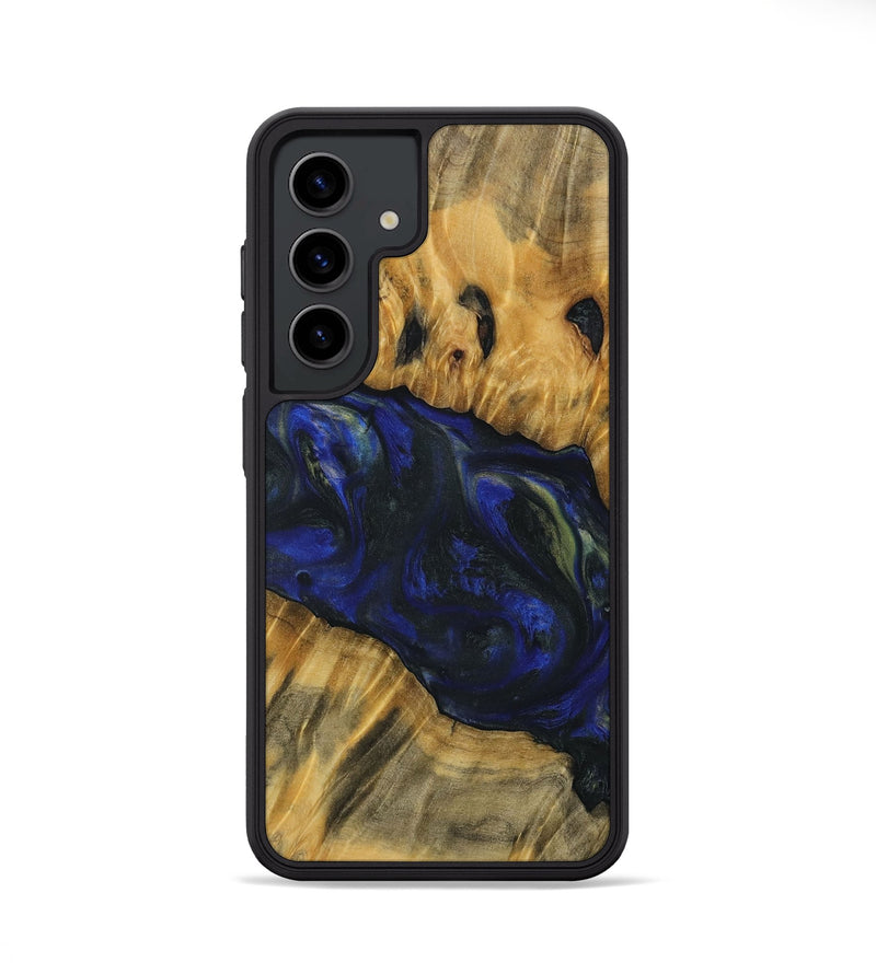 Galaxy S24 Wood Phone Case - Anne (Blue, 731255)