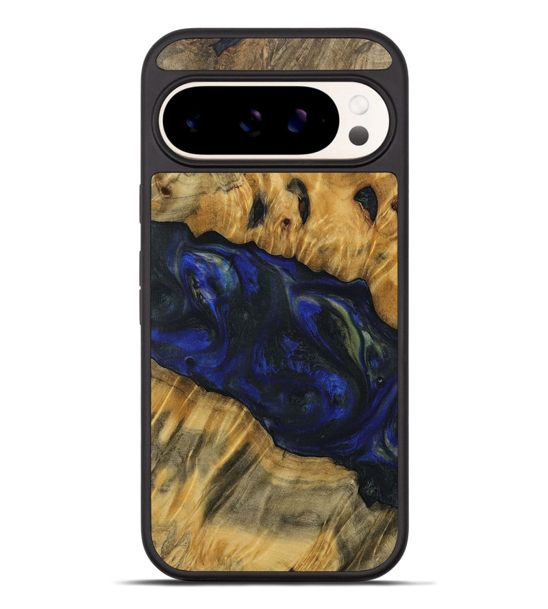 Pixel 9 Pro XL Wood Phone Case - Anne (Blue, 731255)