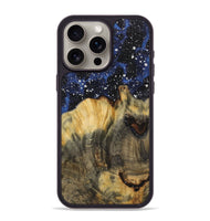 iPhone 15 Pro Max Wood Phone Case - Yihban (Cosmos, 731258)