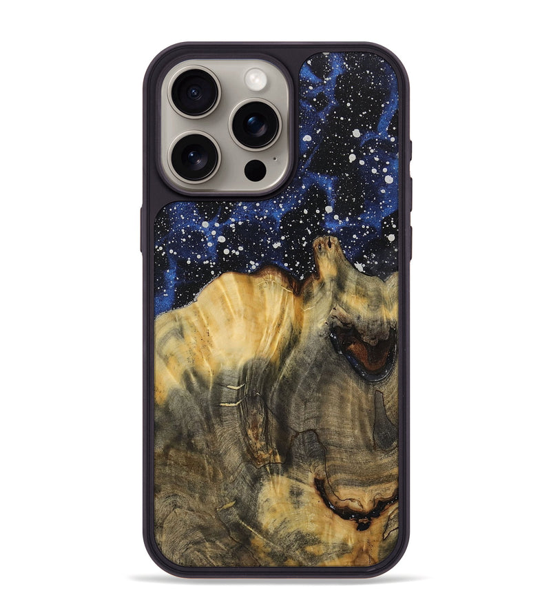 iPhone 15 Pro Max Wood Phone Case - Yihban (Cosmos, 731258)