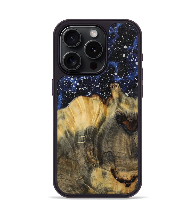 iPhone 15 Pro Wood Phone Case - Yihban (Cosmos, 731258)