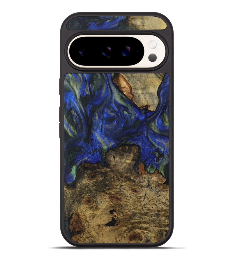 Pixel 9 Pro XL Wood Phone Case - Delma (Blue, 731259)