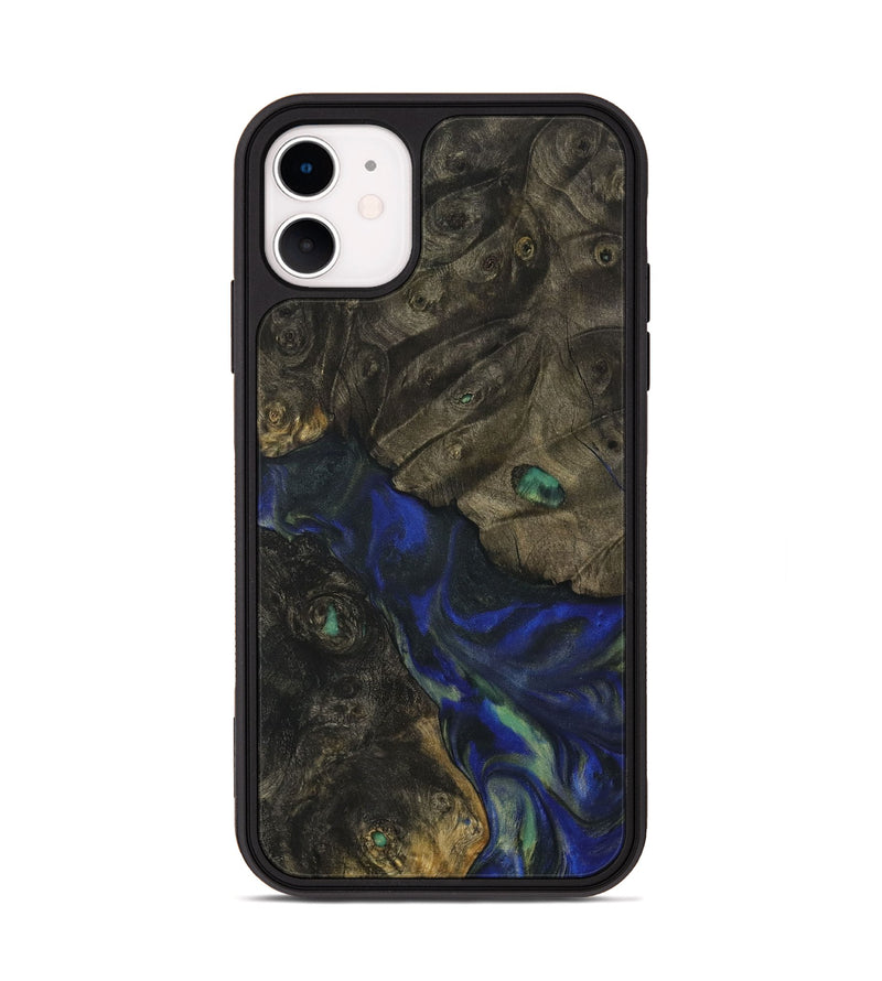 iPhone 11 Wood Phone Case - Aveline (Blue, 731261)