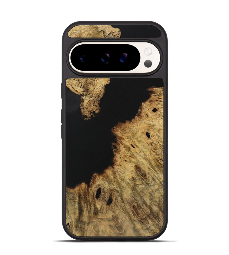 Pixel 9 Wood Phone Case - Renelle (Pure Black, 731263)