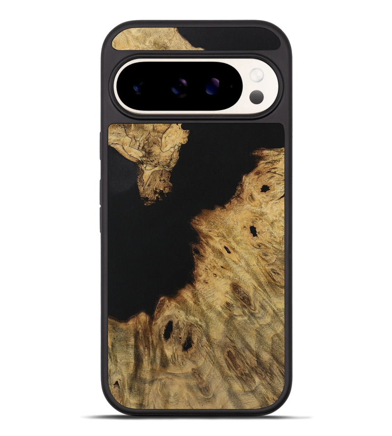 Pixel 9 Pro XL Wood Phone Case - Renelle (Pure Black, 731263)