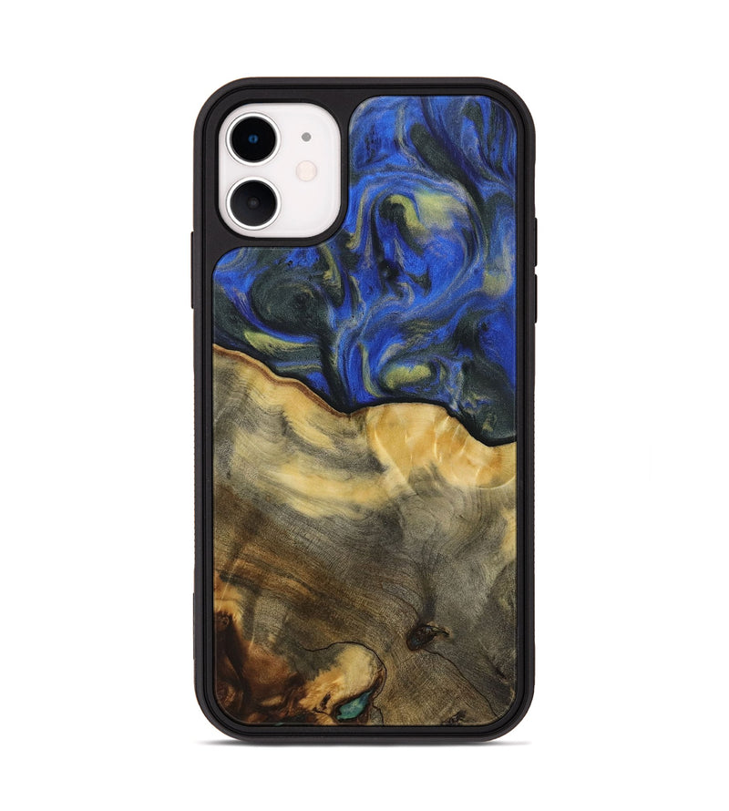 iPhone 11 Wood Phone Case - Susanna (Blue, 731264)