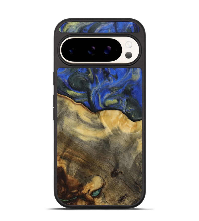 Pixel 9 Wood Phone Case - Susanna (Blue, 731264)