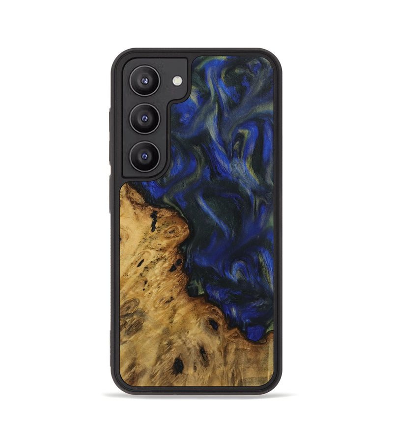 Galaxy S23 Wood Phone Case - Jurgen (Blue, 731269)