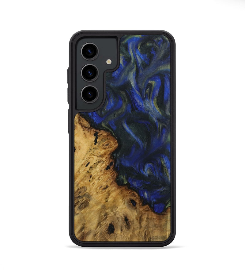 Galaxy S24 Wood Phone Case - Jurgen (Blue, 731269)