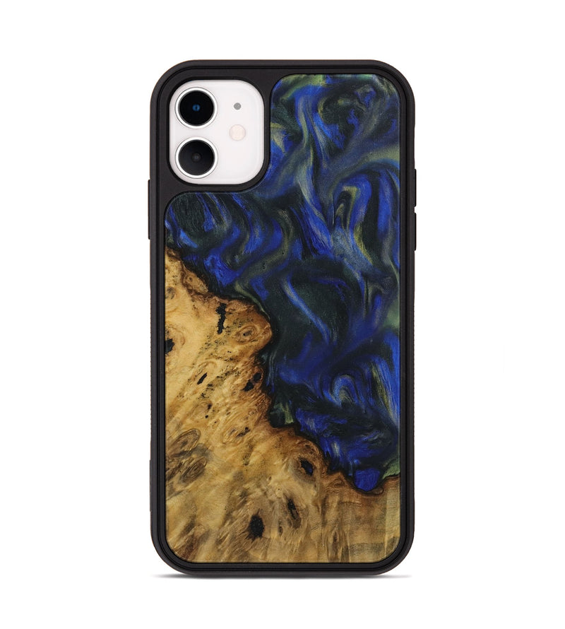 iPhone 11 Wood Phone Case - Jurgen (Blue, 731269)