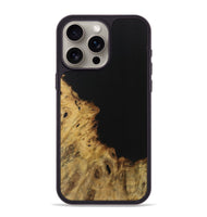 iPhone 15 Pro Max Wood Phone Case - Corey (Pure Black, 731273)