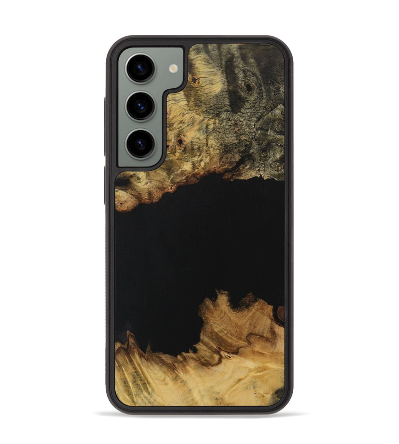 Galaxy S23 Plus Wood Phone Case - Vicky (Pure Black, 731274)