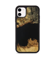 iPhone 11 Wood Phone Case - Vicky (Pure Black, 731274)