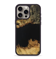 iPhone 15 Pro Max Wood Phone Case - Vicky (Pure Black, 731274)