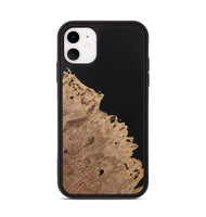 iPhone 11 Wood Phone Case - Alvaro (Pure Black, 731276)