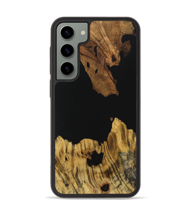 Galaxy S23 Plus Wood Phone Case - Lenna (Pure Black, 731281)