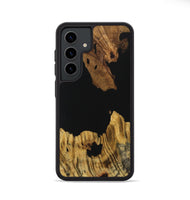 Galaxy S24 Wood Phone Case - Lenna (Pure Black, 731281)