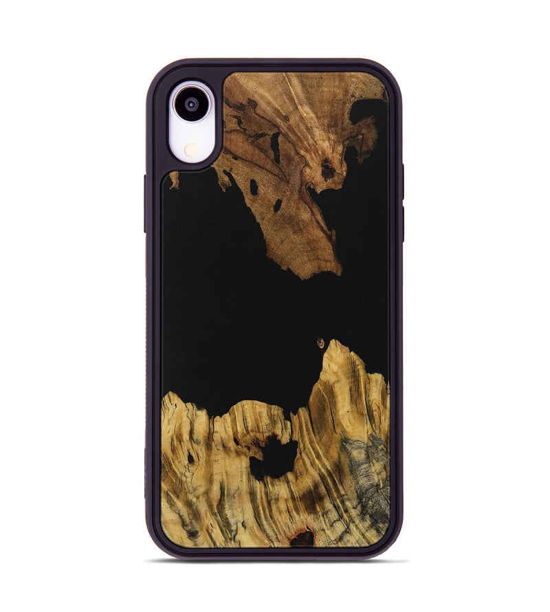 iPhone Xr Wood Phone Case - Lenna (Pure Black, 731281)