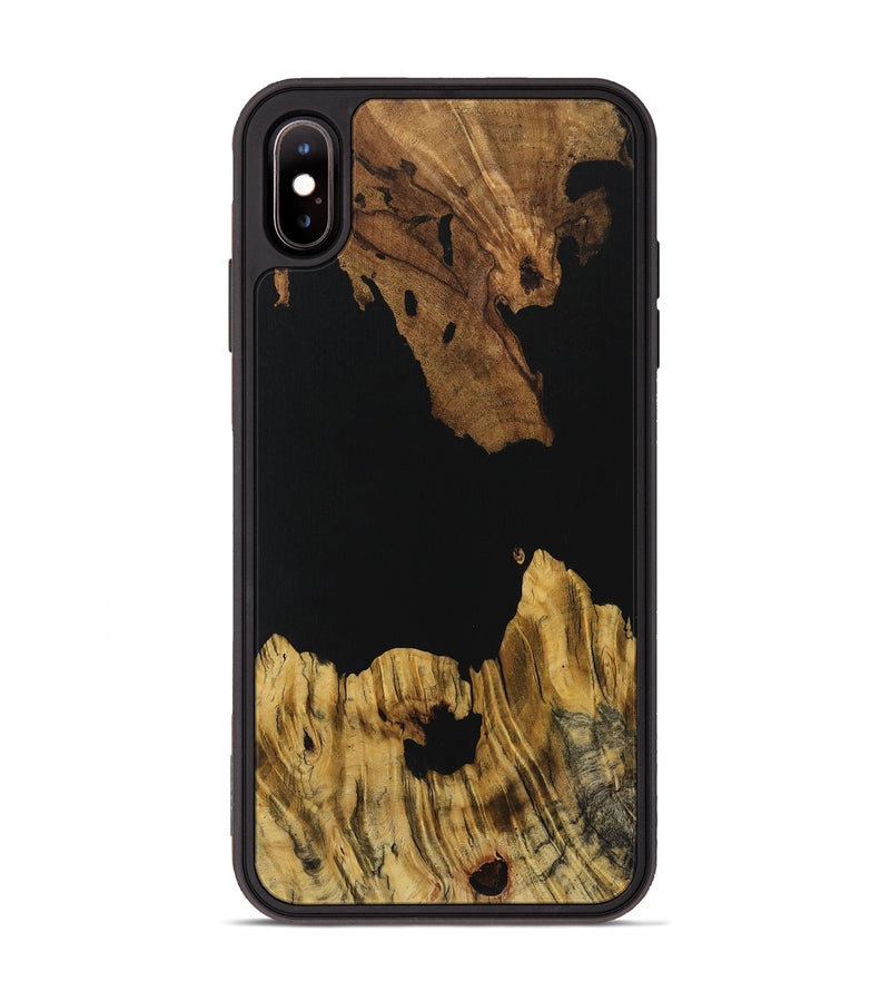 iPhone Xs Max Wood Phone Case - Lenna (Pure Black, 731281)