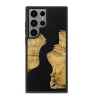 Galaxy S23 Ultra Wood Phone Case - Labfive (Pure Black, 731283)