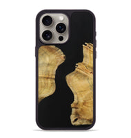 iPhone 15 Pro Max Wood Phone Case - Labfive (Pure Black, 731283)