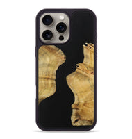 iPhone 16 Pro Max Wood Phone Case - Labfive (Pure Black, 731283)