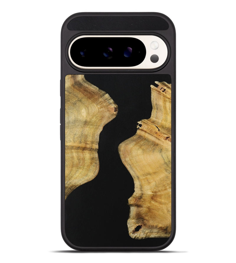 Pixel 9 Pro XL Wood Phone Case - Labfive (Pure Black, 731283)