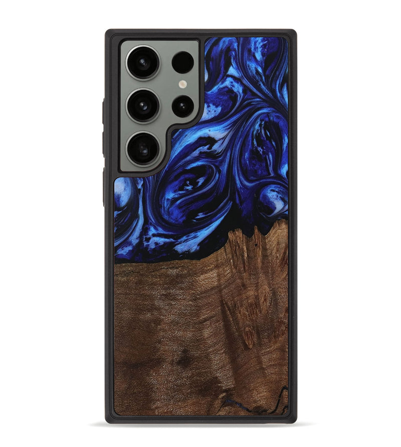 Galaxy S23 Ultra Wood Phone Case - Jaydon (Blue, 731286)