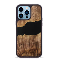 iPhone 14 Pro Max Wood Phone Case - Katalin (Pure Black, 731297)