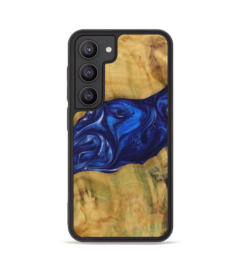 Galaxy S23 Wood Phone Case - Gianni (Blue, 731303)