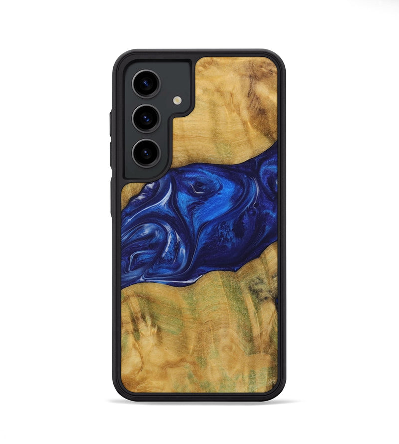 Galaxy S24 Wood Phone Case - Gianni (Blue, 731303)