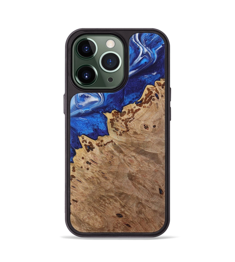 iPhone 13 Pro Wood Phone Case - Edin (Blue, 731304)