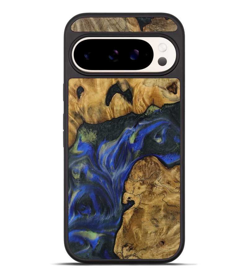 Pixel 9 Pro XL Wood Phone Case - Muire (Blue, 731305)