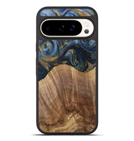 Pixel 9 Pro XL Wood Phone Case - Lydie (Teal & Gold, 731308)