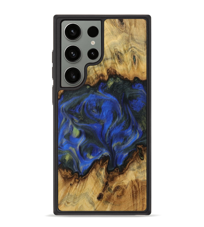 Galaxy S23 Ultra Wood Phone Case - Gilman (Blue, 731309)