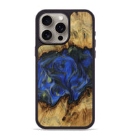 iPhone 15 Pro Max Wood Phone Case - Gilman (Blue, 731309)