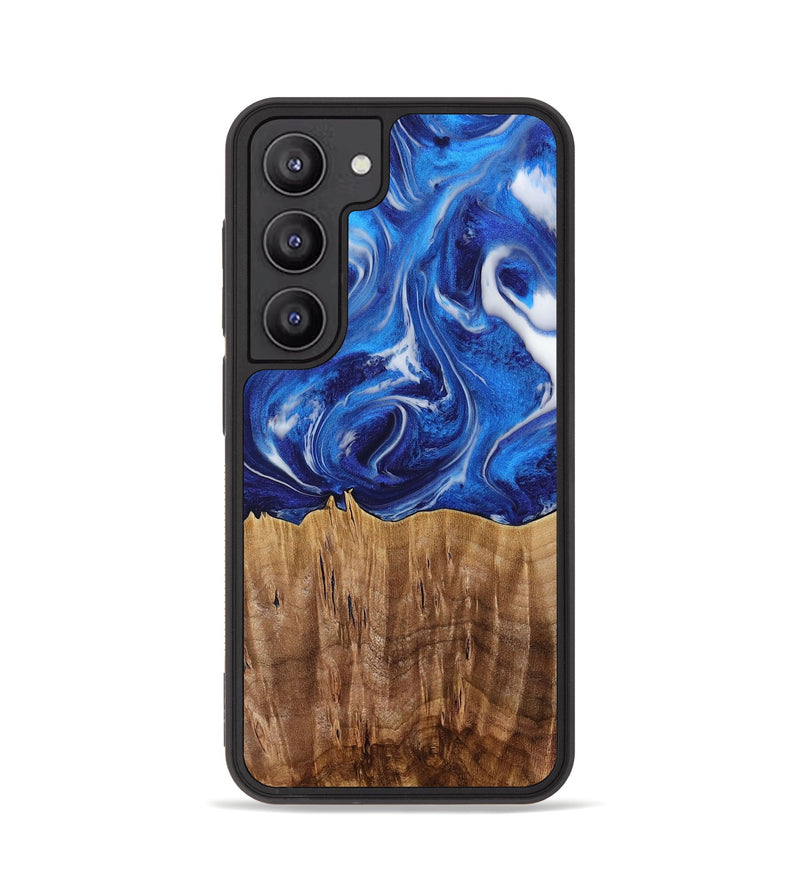 Galaxy S23 Wood Phone Case - Weringh (Blue, 731310)