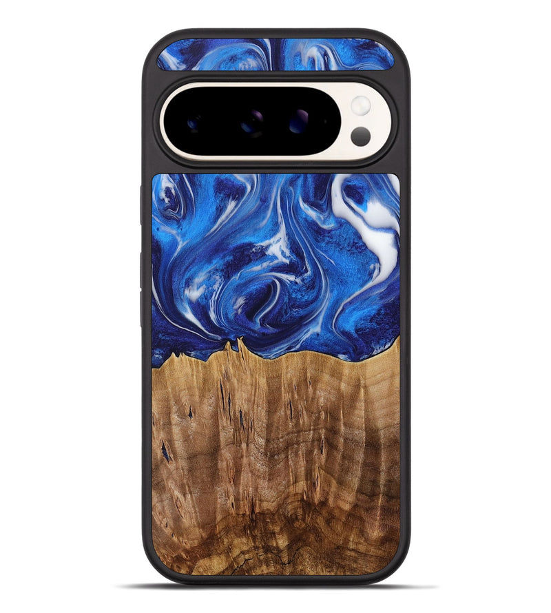 Pixel 9 Pro XL Wood Phone Case - Weringh (Blue, 731310)