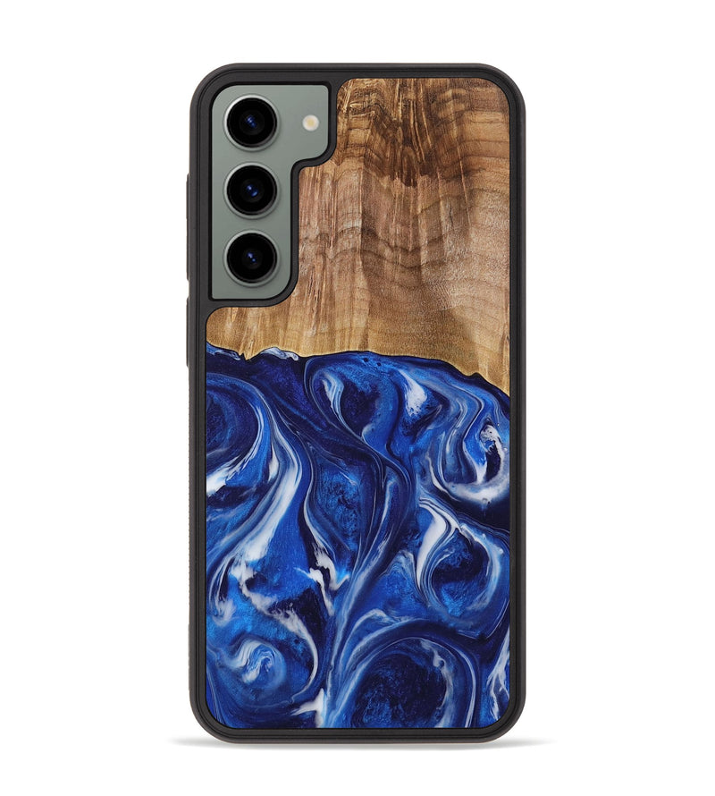 Galaxy S23 Plus Wood Phone Case - Elissa (Blue, 731315)