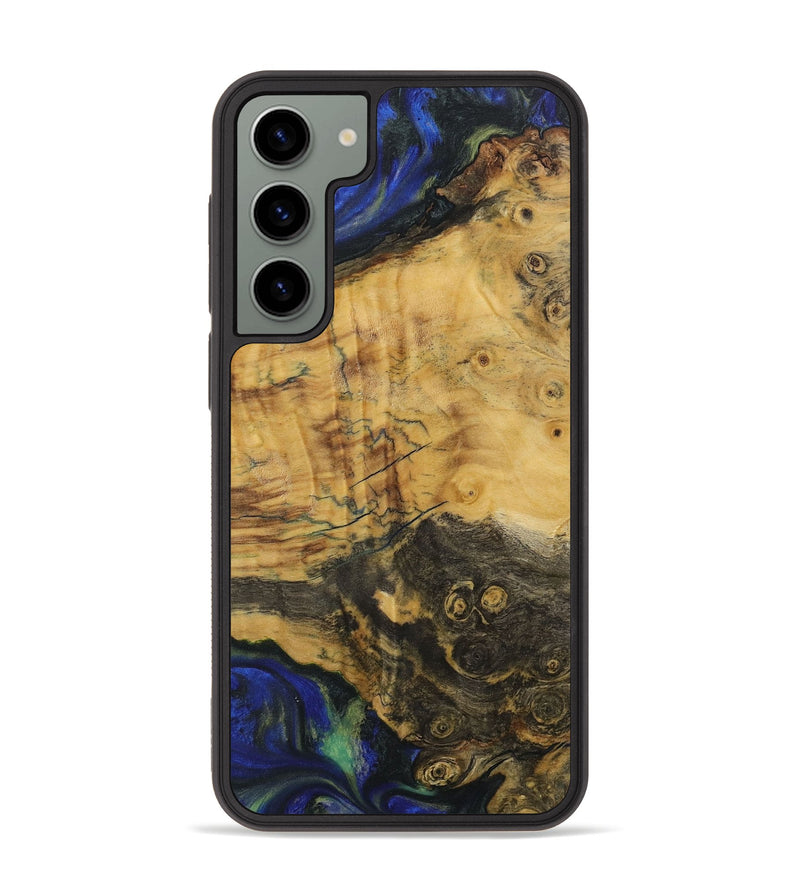 Galaxy S23 Plus Wood Phone Case - Raju (Blue, 731317)