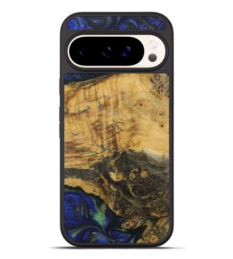 Pixel 9 Pro XL Wood Phone Case - Raju (Blue, 731317)