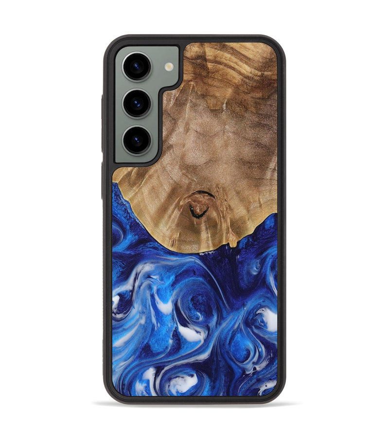 Galaxy S23 Plus Wood Phone Case - Arah (Blue, 731321)