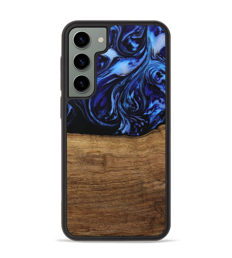 Galaxy S23 Plus Wood Phone Case - Auston (Blue, 731323)