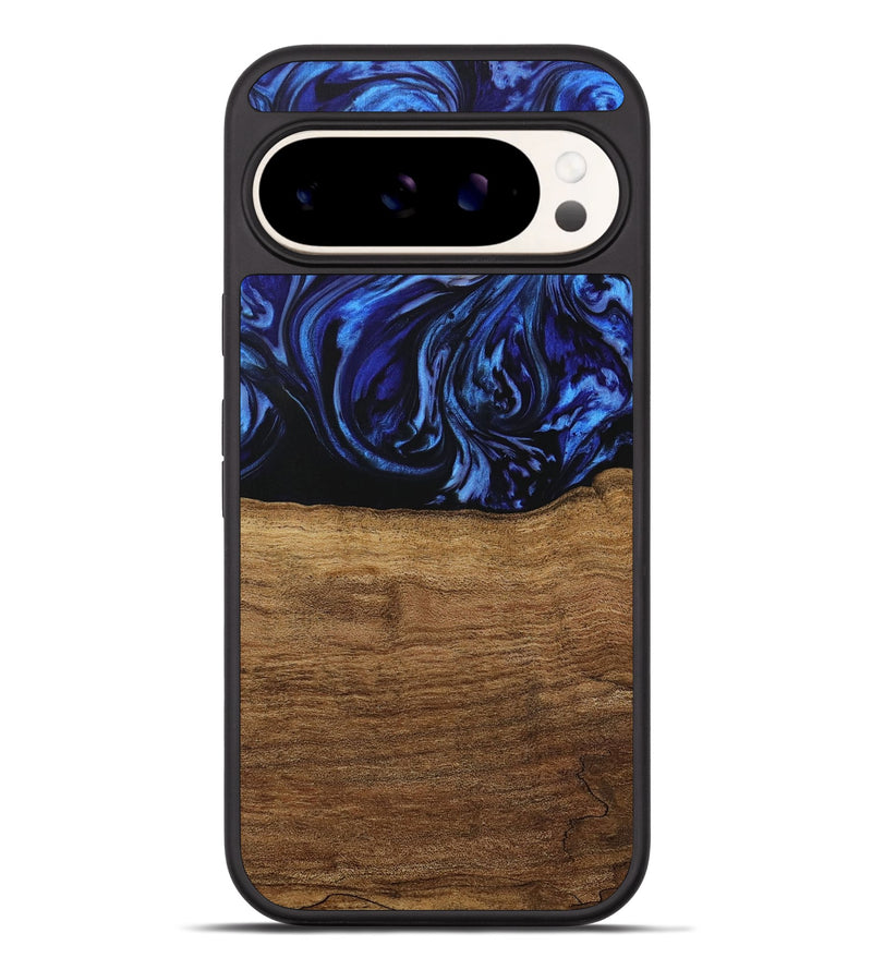 Pixel 9 Pro XL Wood Phone Case - Auston (Blue, 731323)